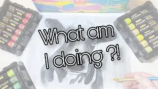 Arteza Acrylic Paint : Trying acrylic paint for the first time!