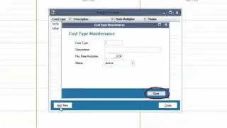 Cost and work types