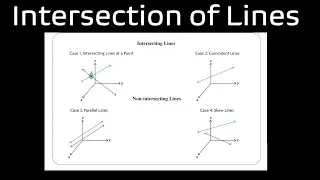 Intersections of Lines and Planes - Vectors - Skew Lines