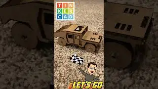 A Laser Cut Tinkercad Cardboard Hummer | Free File on Thingiverse