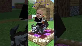 Baby Steve is rocking Minecraft. 