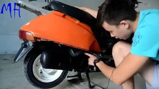 Honda lead 90, 91 год выпуска , самый большой скутер от хонды