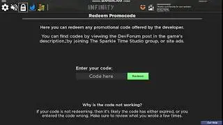 [CODE] How to get the Dungeon Sword in INFINITY RPG 2!