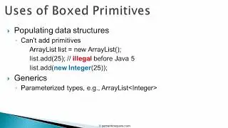 Java Programmimg |089 Boxed Primitives.mp4