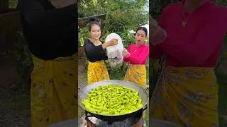 Chili stir-fry with fish cook recipe #shortvideo #shorts #cooking #recipe #food