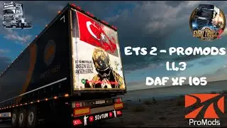 Karlı ve Köy Yolları ProMods 2.60 /  ETS 2 DAF XF 105 /  @Oyuncuyuz  / Logitech G29