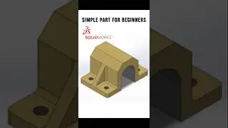 Beginner to Pro: SolidWorks 3D Part Creation Simplified! 