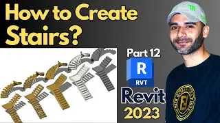 Easy way to make Stairs in Revit 2023 | For beginners | Part 12 |