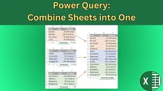 How to Combine Data From Multiple Worksheets into a Single Worksheet using Power Query