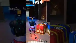1v4 with M500🔥 after update against Grandmaster player 🤯🔥 