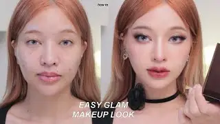 easy glam makeup look แต่งหน้าสายฝ. ให้สวยดูแพงแบบง่ายๆ ไม่ต้องกีดอายไลเนอร์ | mildnitha