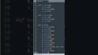 This is how you draw python logo
