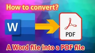 How to convert a word file into a pdf file on an Android device?