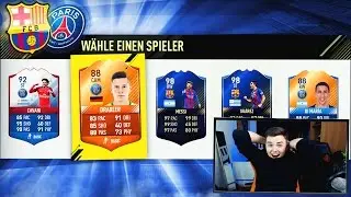 FIFA 17: OMG KRANKES BARCA vs PSG CHAMPIONS LEAGUE FUT DRAFT BATTLE!!! FIFA 17 ULTIMATE TEAM DEUTSCH