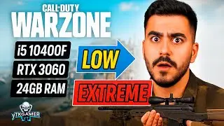 Warzone FPS Test | RTX 3060 + i5 10400F + 24GB RAM | Low to Ultra [2025 Benchmark]