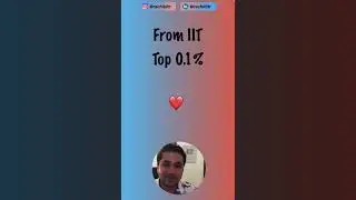 I am from IIT, and I should not feel guilty about it!