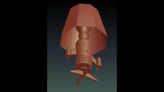 Blender: Modeling a Rocket Lamp