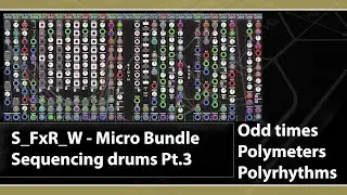 Drum Sequencing with Voltage Modular Micro Bundle Pt.3