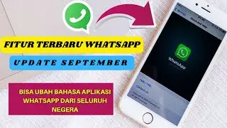 FITUR BARU WHATSAPP 🔥I BAHASA APLIKASI WHATSAPP