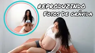 TIRANDO FOTOS DA BARRIGA EM CASA