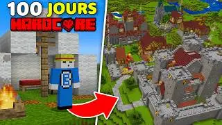 J'ai survécu 100 jours sur MINECOLONIES sur Minecraft Hardcore !