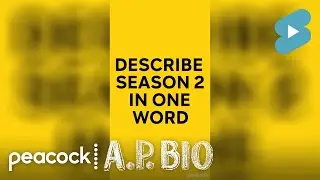 Describe A.P. Bio Season 2 in One Word | A.P. Bio #shorts