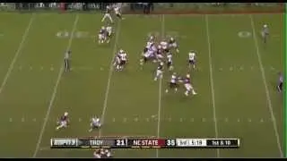 Dravious Wright Huge Hit vs. Troy