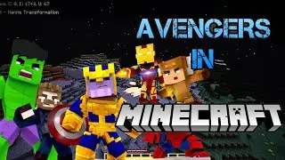 I BECAME AVENGERS IN MINECRAFT
