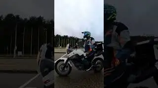 Начало мото сезона. Тренируем торможение на #мотоцикл #мотошкола