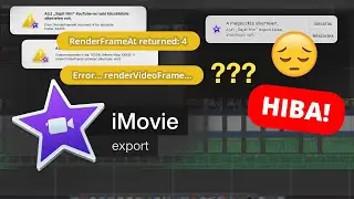 iMovie exporting error (RenderFrameAt, renderVideoFrame)
