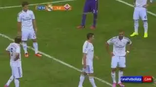 Un falso Cristiano Ronaldo engaña a los jugadores del Real Madrid y Fiorentina  2014