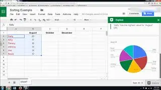 How to Sort a Google Sheet Based on One Column's Data