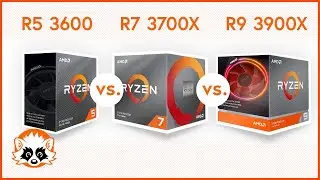 AMD R5 3600 vs. R7 3700X vs. R9 3900X comparison of AMDs finest