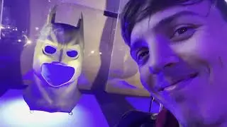 Checking out Batman Outfits & Movie Props