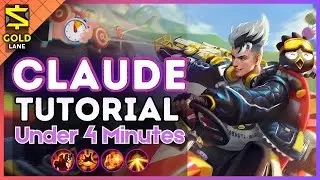 4-Minute Claude Tutorial in the Gold Lane || (MLBB S38) 2025