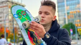 ГОД НА ОДНОМ СКЕЙТБОРДЕ ОТ СПОНСОРА! КАТАЮСЬ В ПУСТОМ СКЕЙТ-ПАРКЕ