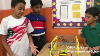 QtPi Robotics Ryan International students show us the Automated Parking Garage