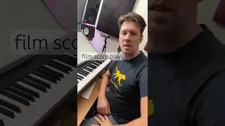 Playing piano for a cue from an upcoming series called “Dick Bunny.” #shorts #filmscore #composer