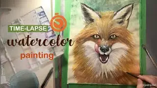 FOX WATERCOLOR PAINTING