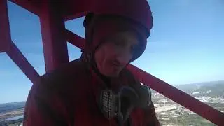 Завешиваюсь на трубе 180м