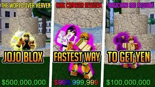 JOJO BLOX | THE FASTEST WAYS TO GET YEN IN ITALY AND PRISON