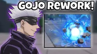 THE NEW PS+ GOJO REWORK SHOWCASE | The Strongest Battlegrounds