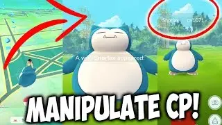 HOW TO CHANGE THE CP OF WILD POKEMON IN POKEMON GO! AWESOME TRICK