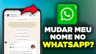 Como MUDAR o MEU NOME no WhatsApp (Atualizado 2024)
