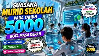 Suasana Murid Sekolah Pada Tahun 5000