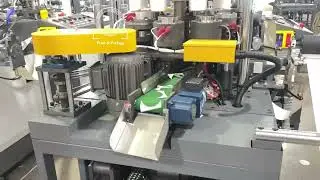 Настройка параметров высечки и отведения отходов после высечки дна