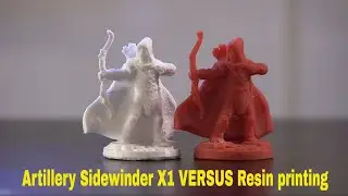 ▼ Artillery Sidewinder X1 compared to Elegoo Mars RESIN printing