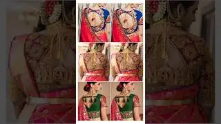 Beautiful Bridal Back Neck Blouse Designs || New Model Blouse Designs