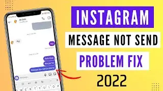 How To Fix Instagram Message Not Sending | Instagram Message Sending Problem