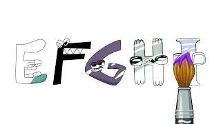 How To Draw and Colour Alphabet Lore | Part 2 | E to I